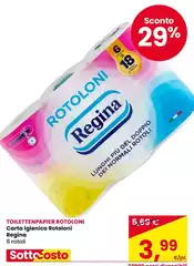 Regina - Carta Igienica Rotoloni Regina - Carta Igienica Rotoloni