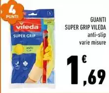 Vileda - Guanti Super Grip