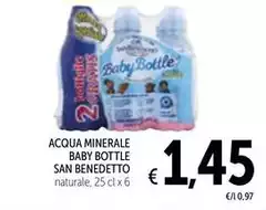 San Benedetto - Acqua Minerale Baby Bottle