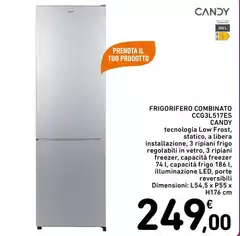 Candy - Frigorifero Combinato Cgc315175es