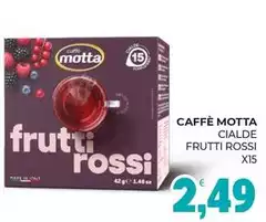 Caffè motta - Cialde Frutti Rossi