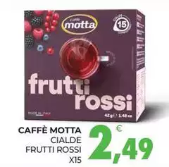 Caffè motta - Cialde Frutti Rossi