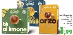 Caffè motta - Cialde Camomilla Orizo Te Limone