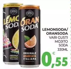 Crodo - Lemonsoda/ Oransoda Crodo - Lemonsoda/ Oransoda