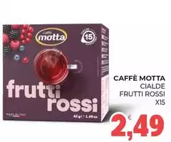 Caffè motta - Cialde Frutti Rossi
