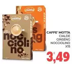 Caffè motta - Cialde Ginseng Nocciolino
