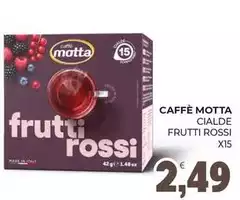 Caffè motta - Cialde Frutti Rossi