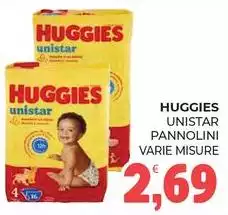Huggies - Unistar Pannolini Huggies - Unistar Pannolini