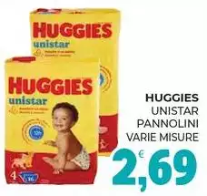 Huggies - Unistar Pannolini Huggies - Unistar Pannolini