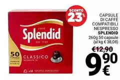 Splendid - Capsule Di Caffè Compatibili Nespresso Splendid - Capsule Di Caffè Compatibili Nespresso
