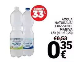 Maniva - Acqua Naturale/Frizzante