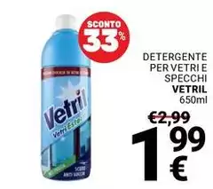 Vetril - Detergente Per Vetri E Specchi Vetril - Detergente Per Vetri E Specchi