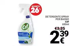 Cif - Detergente Spray Per Bagno Cif - Detergente Spray Per Bagno