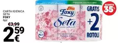 Foxy - Carta Igienica Seta Foxy - Carta Igienica Seta