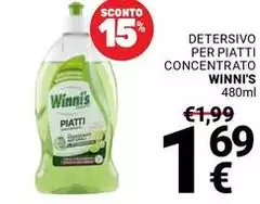 Winni's - Detersivo Per Piatti Concentrato Winni's - Detersivo Per Piatti Concentrato