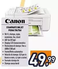 Canon - Stampante Inkjet Pixma Tr47561
