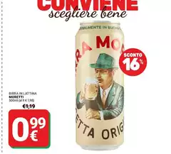 Moretti - Birra In Lattina