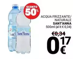 Sant'anna - Acqua Frizzante/Naturale