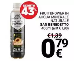 San Benedetto - Fruit&power In Acqua Minerale Naturale