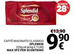 Splendid - Caffè Macinato Classico Splendid - Caffè Macinato Classico