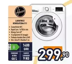 Hoover - Lavatrice H3WS492DA1111