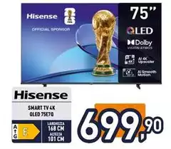 Hisense - Smart Tv 4k Oled 75e70 Hisense - Smart Tv 4k Oled 75e70
