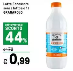 Granarolo - Latte Benessere Senza Lattosio