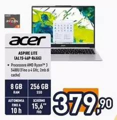 Acer - Aspire Lite (AL15-44P-R4GG)