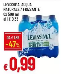 Levissima - Acqua Naturale/ Frizzante Levissima - Acqua Naturale/ Frizzante