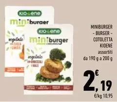 Kioene - Miniburger