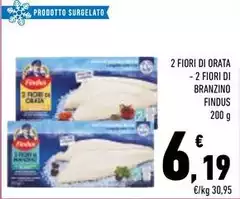 Findus - 2 Fiori Di Orata Branzino