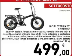 Denver - Bici Elettrica 20" 6v