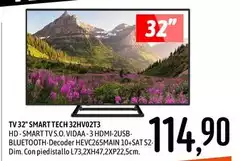 Smart Tech - Tv 32"  32hv02t3