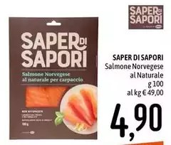 Saper di sapori - Salmone Norvegese Al Naturale Saper di sapori - Salmone Norvegese Al Naturale