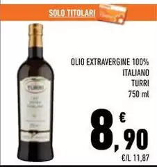 Turri - Olio Extravergine 100% Italiano Turri - Olio Extravergine 100% Italiano