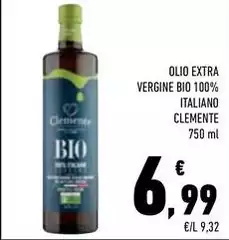 Clemente - Olio Extra Vergine Bio 100% Italiano Clemente - Olio Extra Vergine Bio 100% Italiano