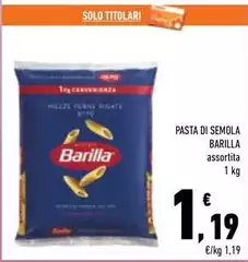 Barilla - Pasta Di Semola Barilla - Pasta Di Semola