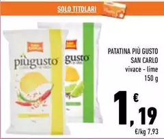 San Carlo - Patatina Più Gusto San Carlo - Patatina Più Gusto