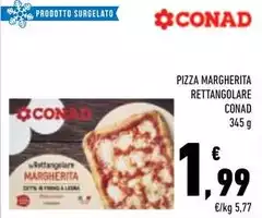 Conad - Pizza Margherita Rettangolare Conad - Pizza Margherita Rettangolare