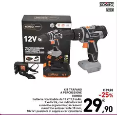 Kombo - Kit Trapano A Percussione