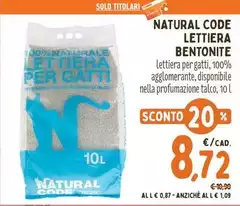 Natural - Lettiera Bentonite Natural - Lettiera Bentonite