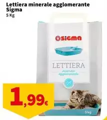 Sigma - Lettiera Minerale Agglomerante Sigma - Lettiera Minerale Agglomerante