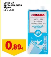 Sigma - Latte UHT Parz. Scremato