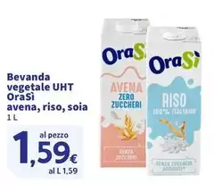 Orasi - Bevanda Vegetale UHT Avena, Riso, Soia