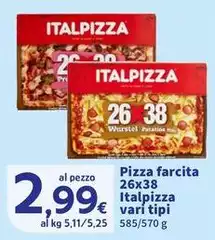 Italpizza - Pizza Farcita 26x38 Italpizza - Pizza Farcita 26x38
