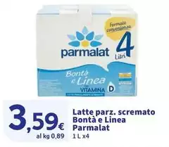 Parmalat - Latte Parz. Scremato Bontà E Linea