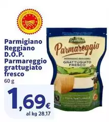 Parmareggio - Parmigiano Reggiano D.O.P. Parmareggio Grattugiato Fresco Parmareggio - Parmigiano Reggiano D.O.P. Parmareggio Grattugiato Fresco