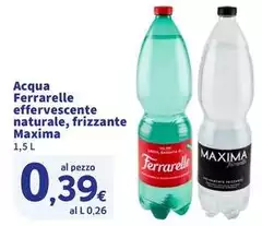 Ferrarelle - Acqua Effervescente Naturale, Frizzante Maxima