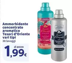 Tesori D’Oriente - Ammorbidente Concentrato Aromatico