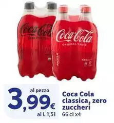 Coca Cola - Classica, Zero Zuccheri